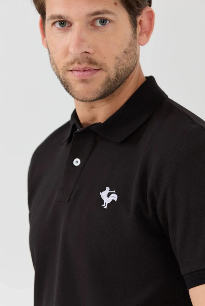 Etienne : Polo avec l’emblématique Logo du Coq Brodé - 63