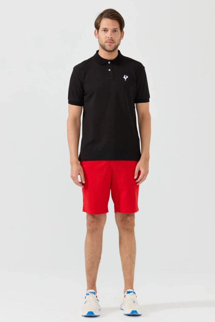 Etienne : Polo avec l’emblématique Logo du Coq Brodé - 65