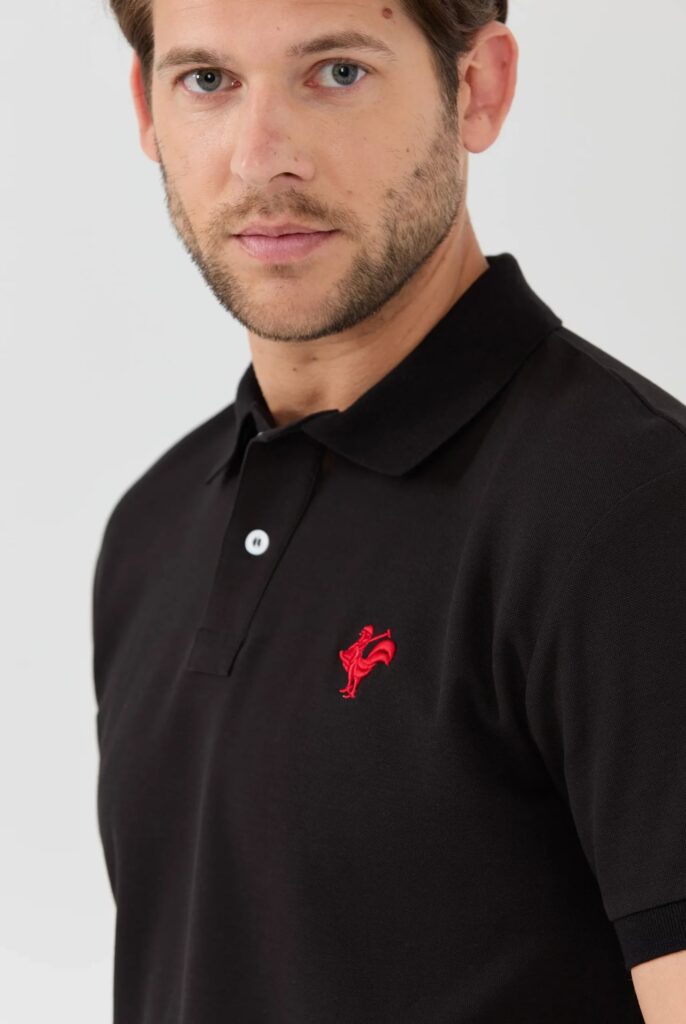 Etienne : Polo avec l’emblématique Logo du Coq Brodé - 18