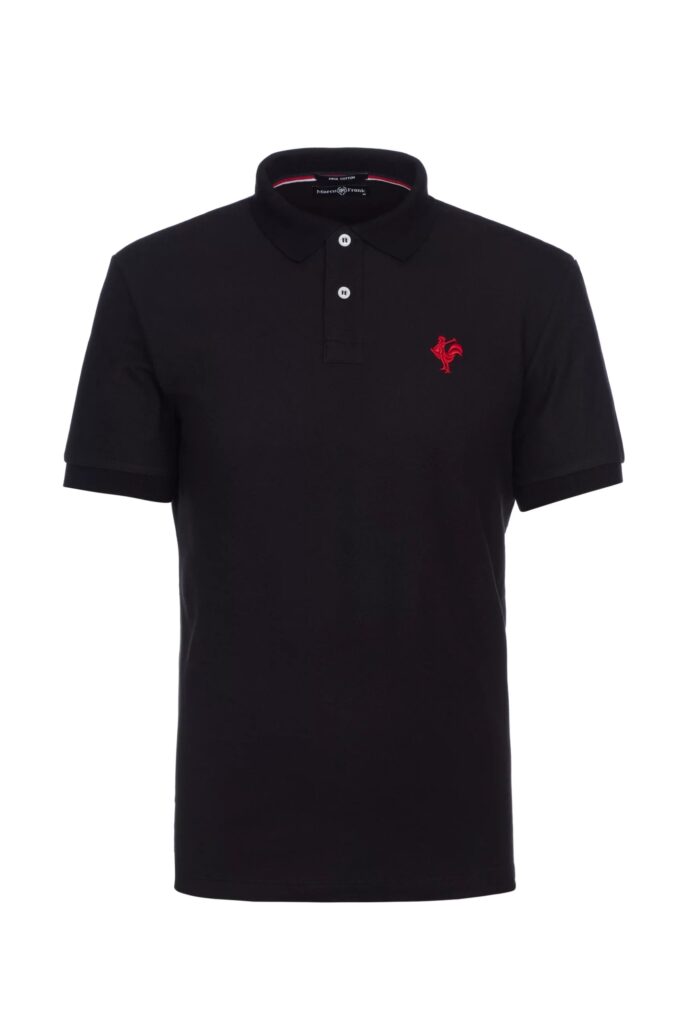 Etienne : Polo avec l’emblématique Logo du Coq Brodé - 66