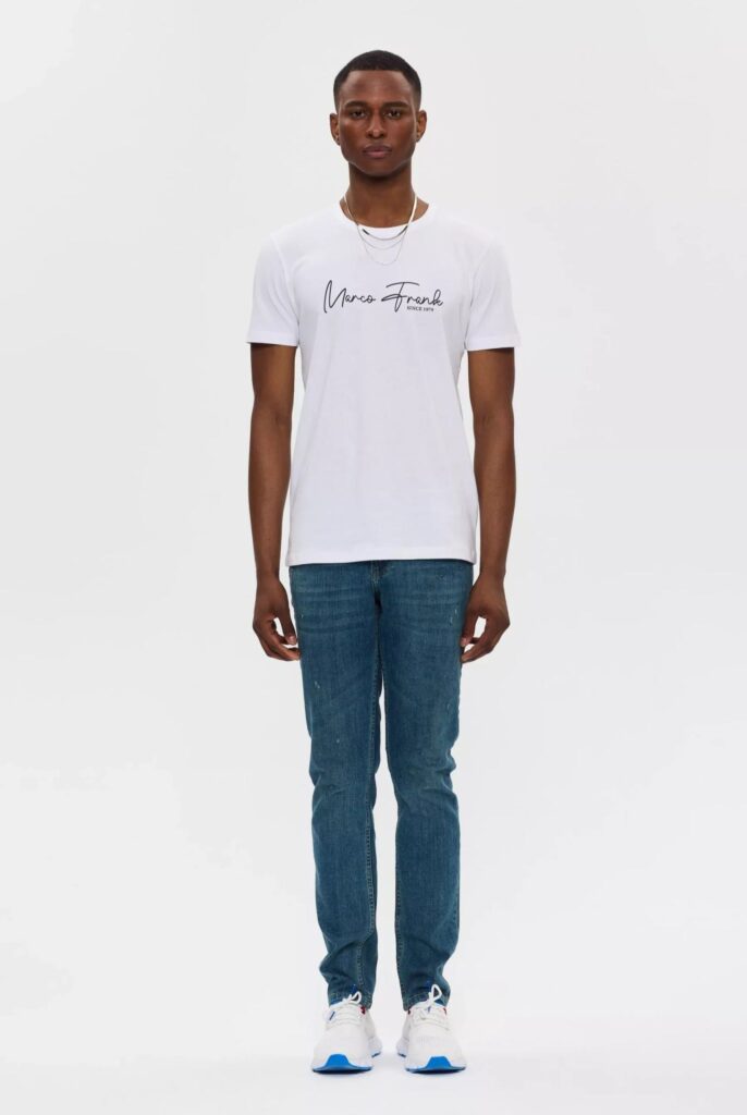 Fabien : T-Shirt avec Logo Manuscrit - 11