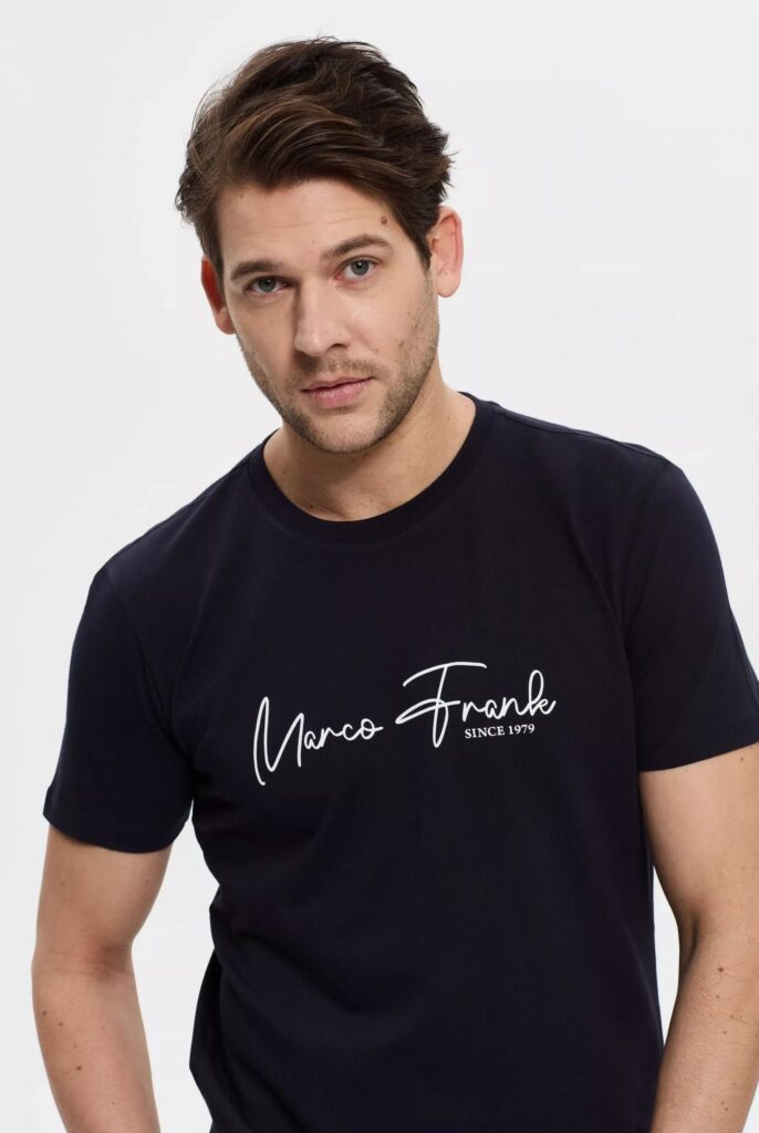 Fabien : T-Shirt avec Logo Manuscrit - 22