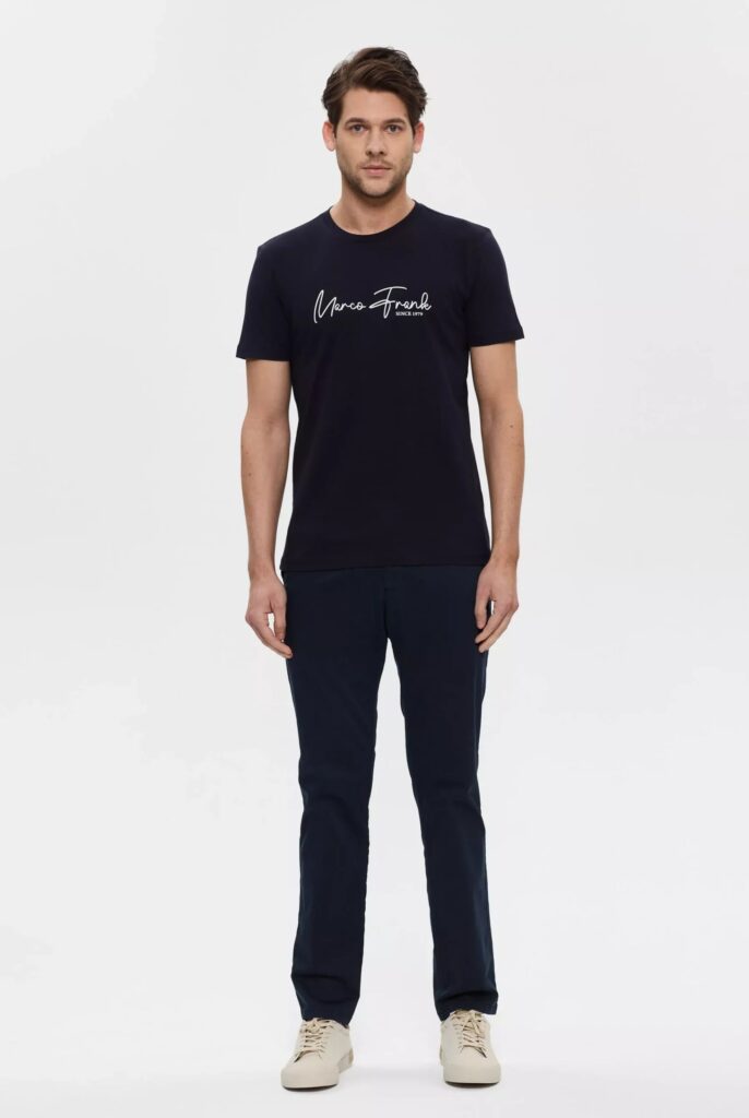 Fabien : T-Shirt avec Logo Manuscrit - 23