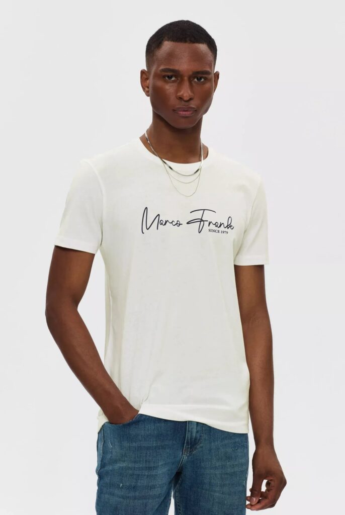 Fabien : T-Shirt avec Logo Manuscrit - 24