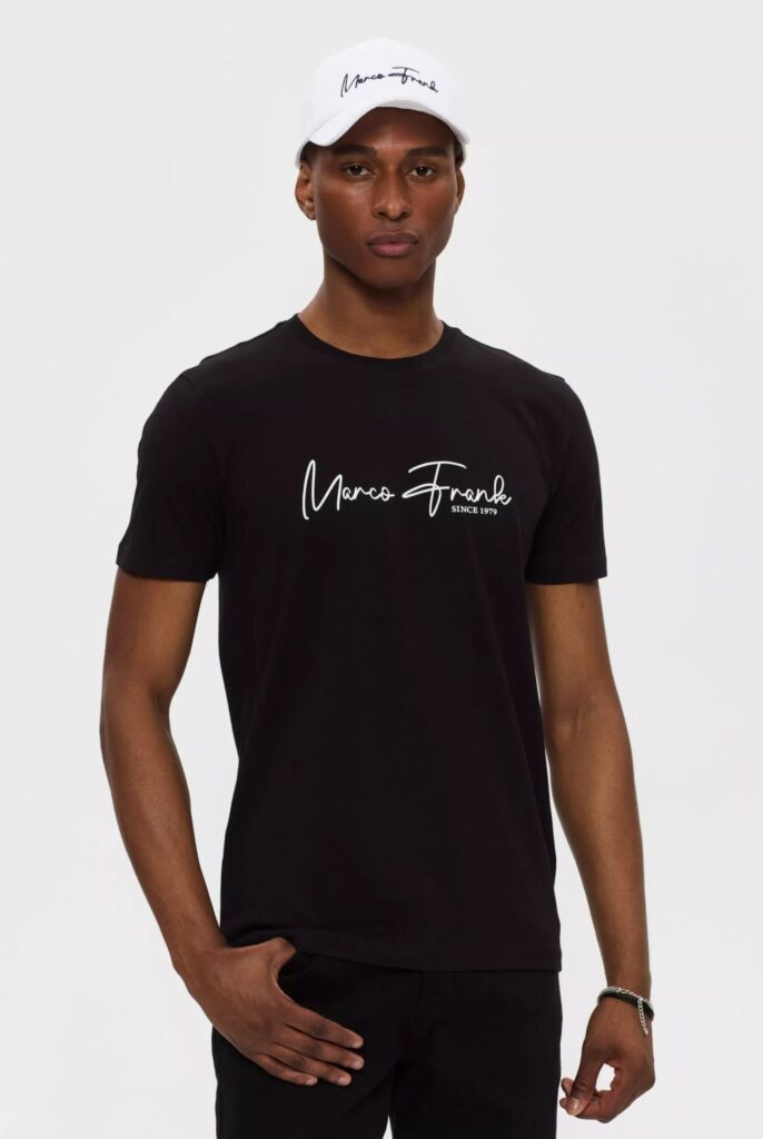 Fabien : T-Shirt avec Logo Manuscrit - 4