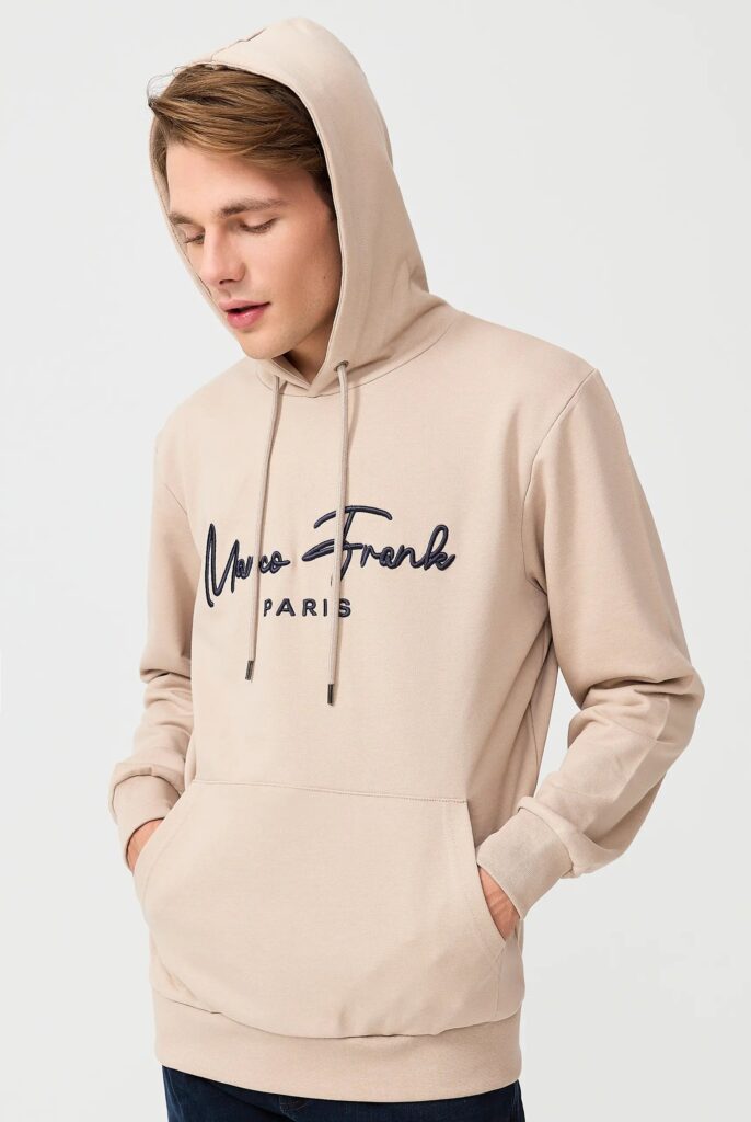 Fontaine : Sweat à Capuche Avec Logo Signature Brodé - 12