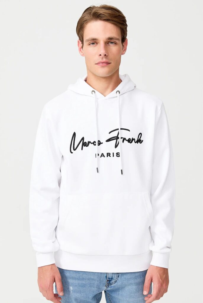 Fontaine : Sweat à Capuche Avec Logo Signature Brodé - 16