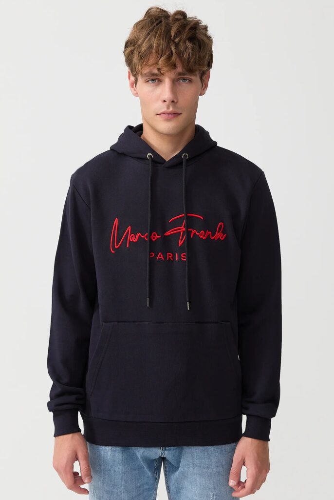 Fontaine : Sweat à Capuche Avec Logo Signature Brodé - 51