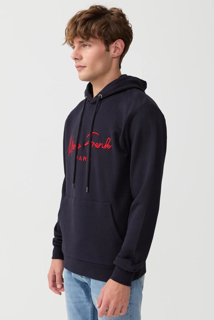 Fontaine : Sweat à Capuche Avec Logo Signature Brodé - 52