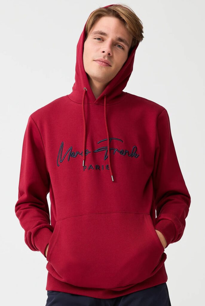 Fontaine : Sweat à Capuche Avec Logo Signature Brodé - 36