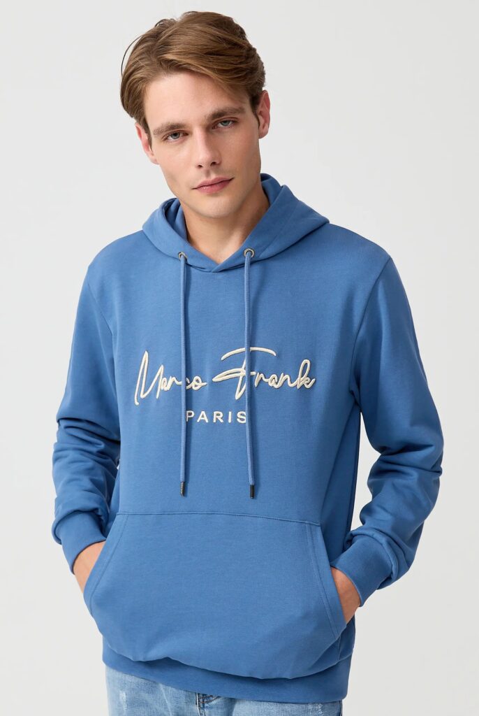 Fontaine : Sweat à Capuche Avec Logo Signature Brodé - 28