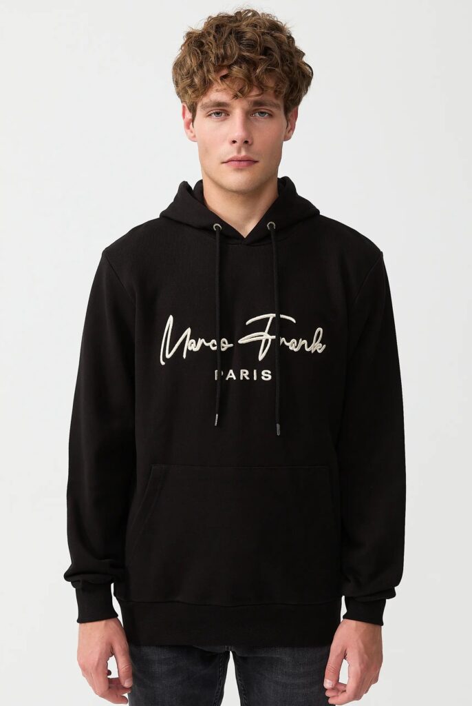 Fontaine : Sweat à Capuche Avec Logo Signature Brodé - 56