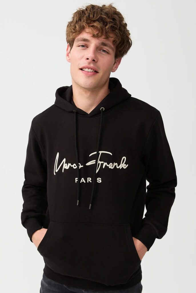 Fontaine : Sweat à Capuche Avec Logo Signature Brodé - 57