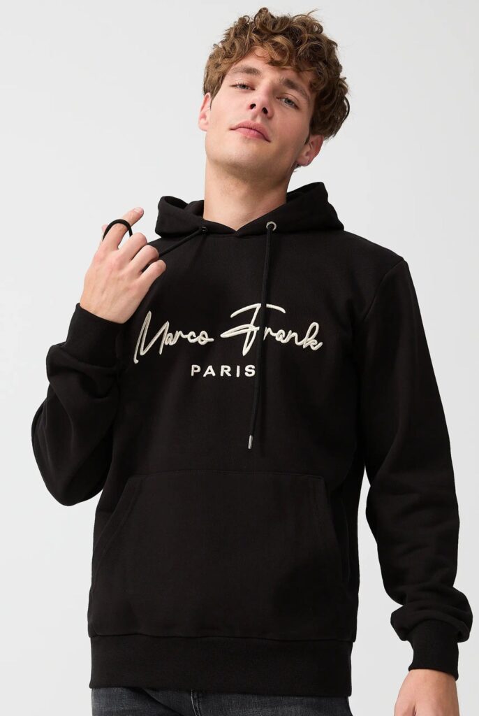 Fontaine : Sweat à Capuche Avec Logo Signature Brodé - 58