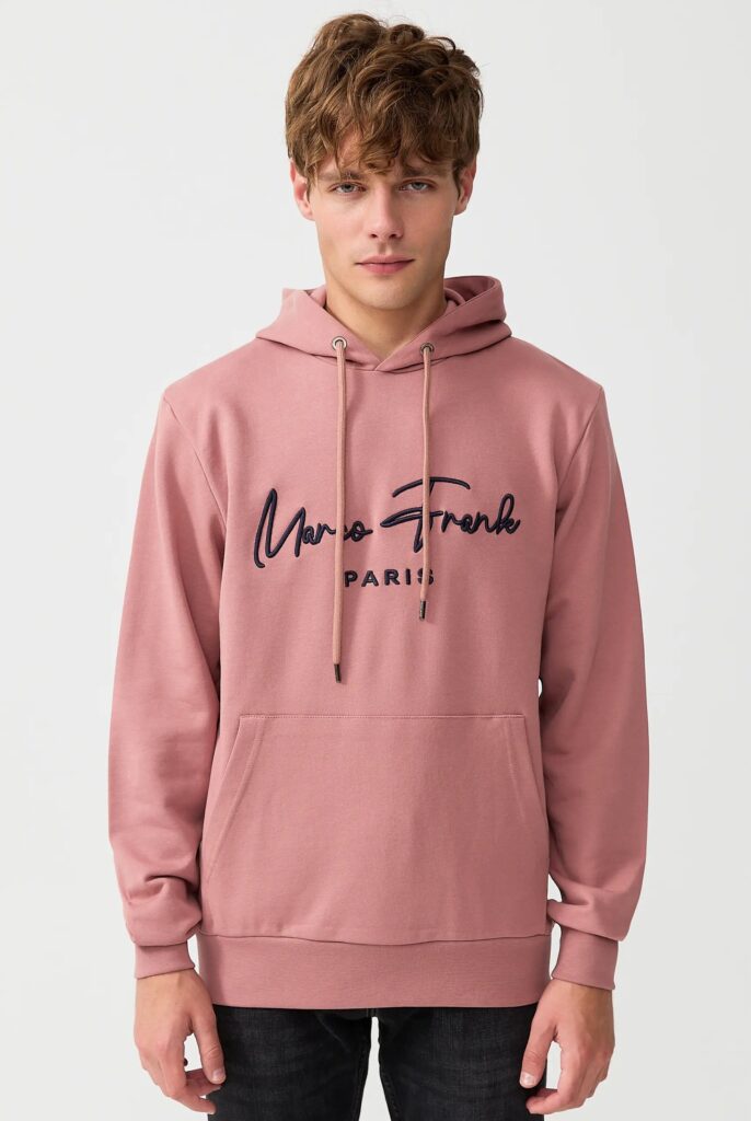 Fontaine : Sweat à Capuche Avec Logo Signature Brodé - 6