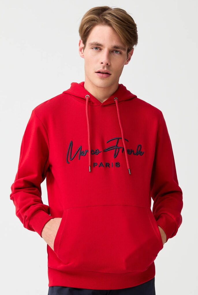 Fontaine : Sweat à Capuche Avec Logo Signature Brodé - 33