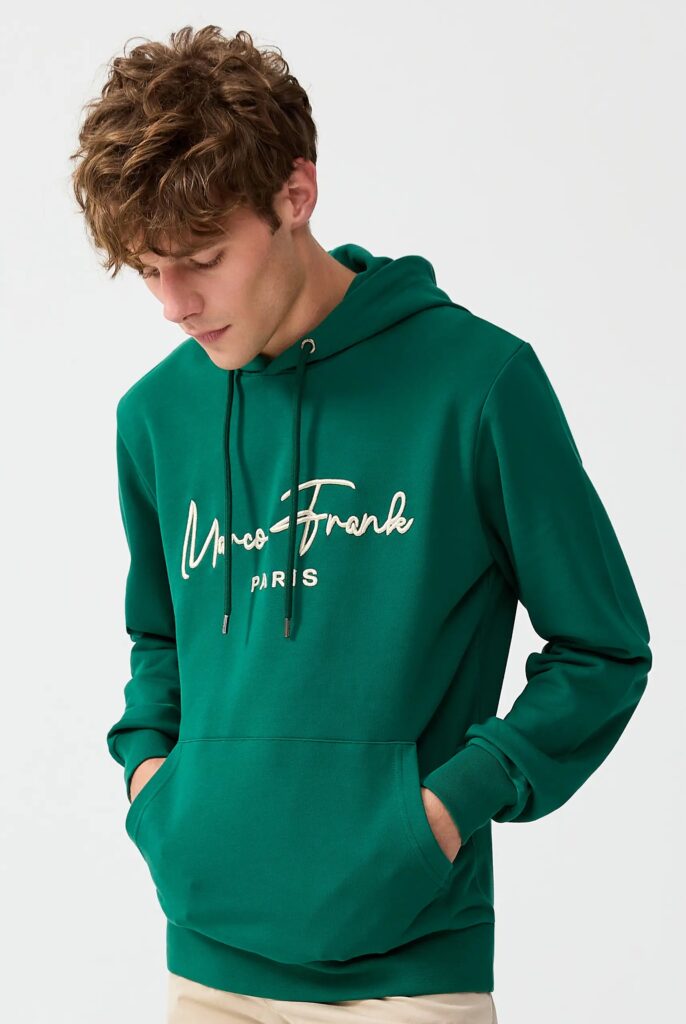 Fontaine : Sweat à Capuche Avec Logo Signature Brodé - 47