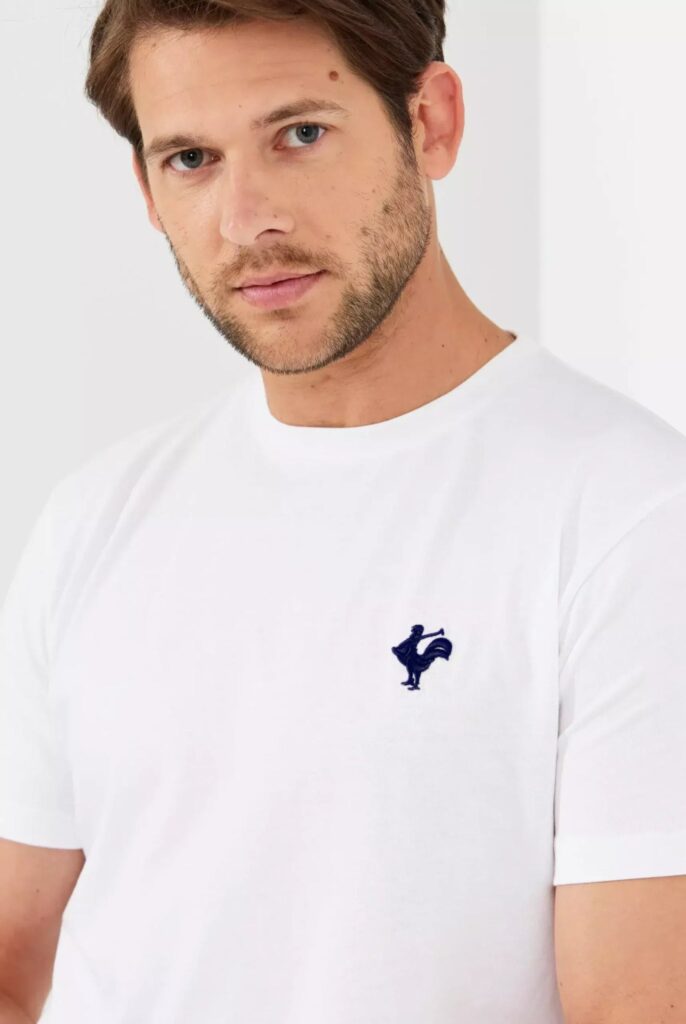 Gerard : T-Shirt avec l’emblématique Logo du Coq Brodé - 2
