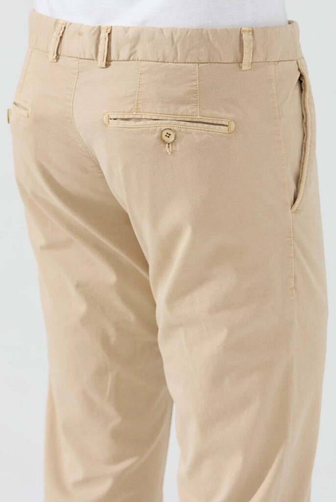 Harvey : Chino Regular Fit en Coton Stretch - 30