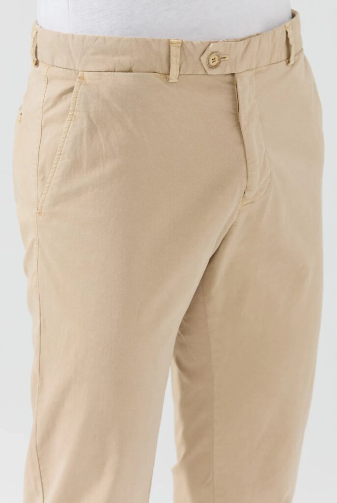 Harvey : Chino Regular Fit en Coton Stretch - 32