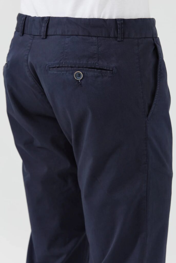 Harvey : Chino Regular Fit en Coton Stretch - 25