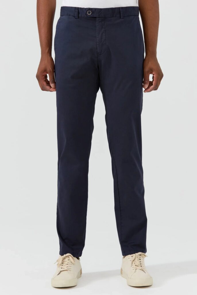 Harvey : Chino Regular Fit en Coton Stretch - 26