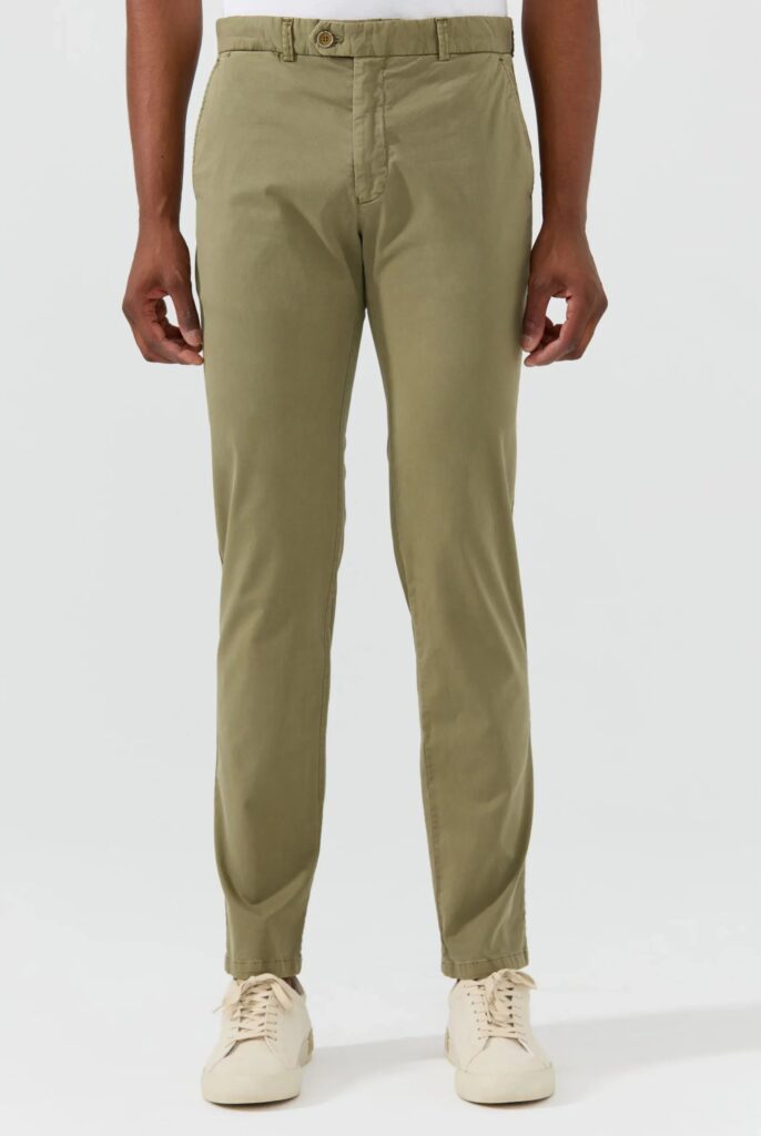 Harvey : Chino Regular Fit en Coton Stretch - 16