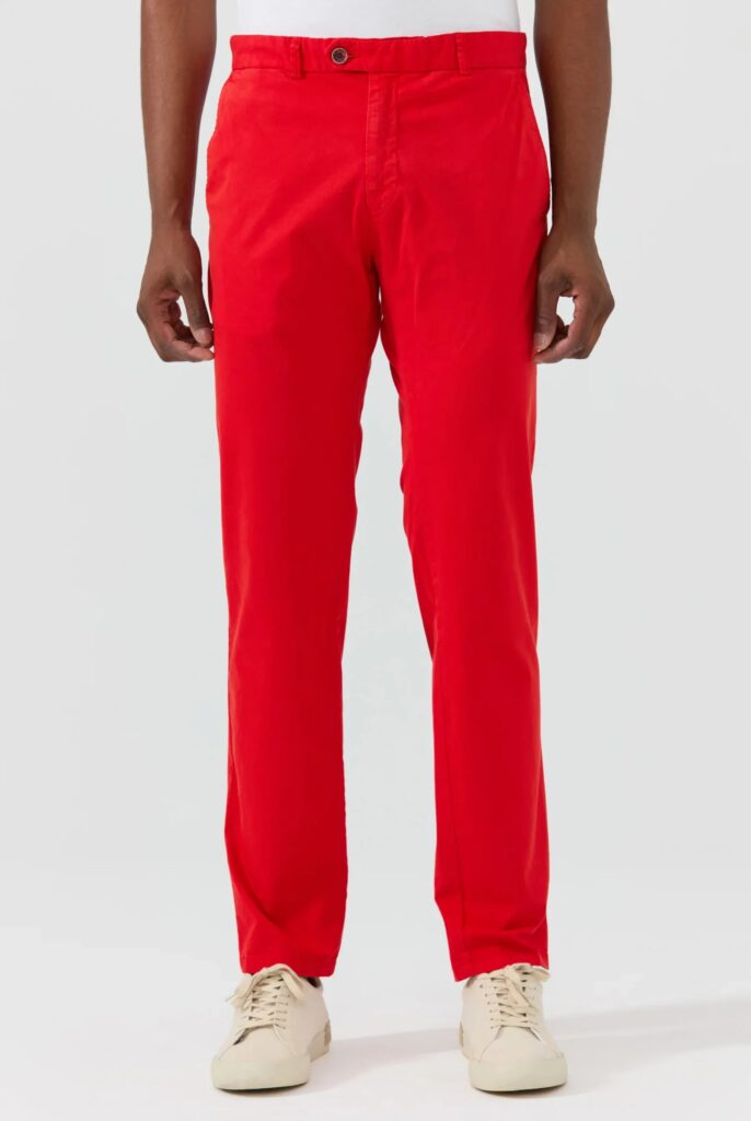 Harvey : Chino Regular Fit en Coton Stretch - 11