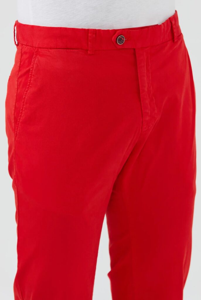 Harvey : Chino Regular Fit en Coton Stretch - 12