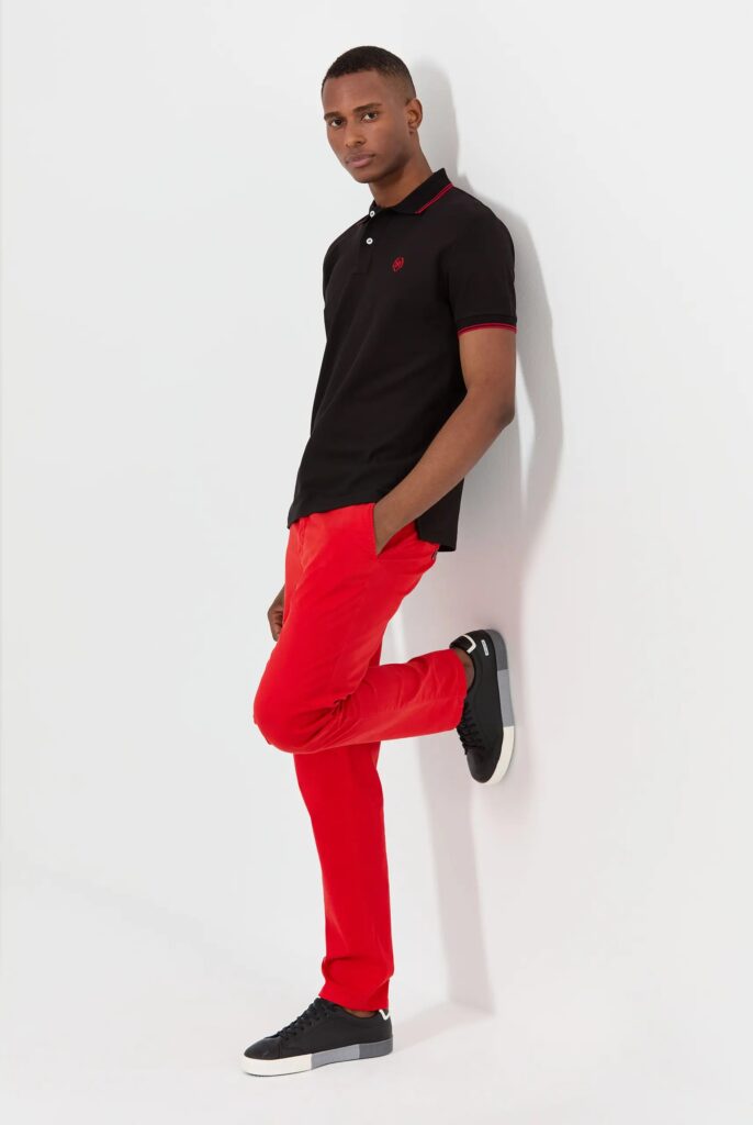 Harvey : Chino Regular Fit en Coton Stretch - 13