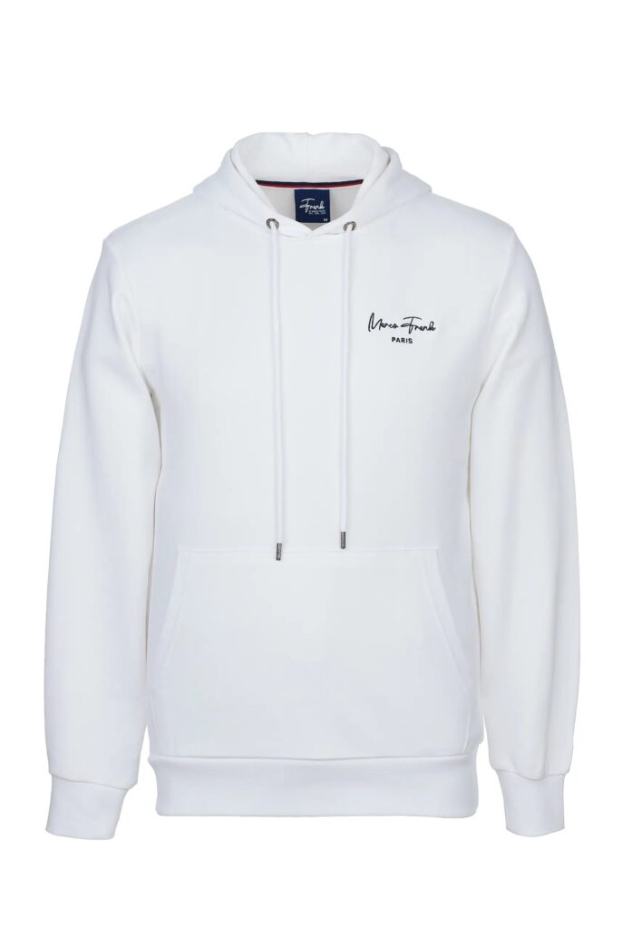 Hugh : Sweat à Capuche Avec Logo Signature Brodé - 65