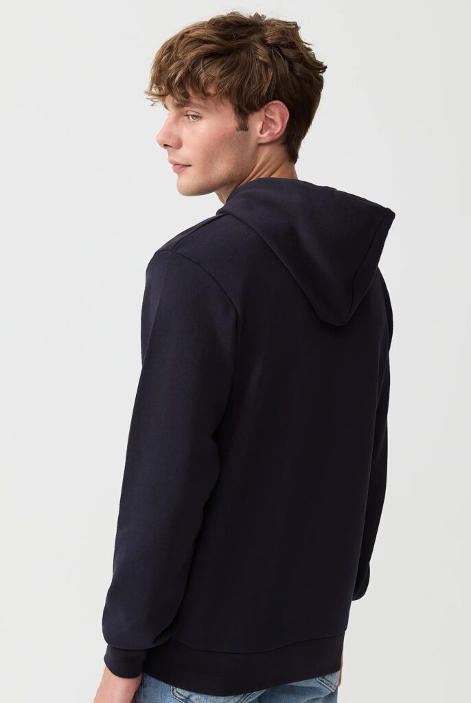 Hugh : Sweat à Capuche Avec Logo Signature Brodé - 15