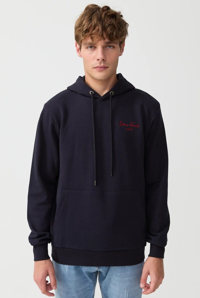 Hugh : Sweat à Capuche Avec Logo Signature Brodé - 16