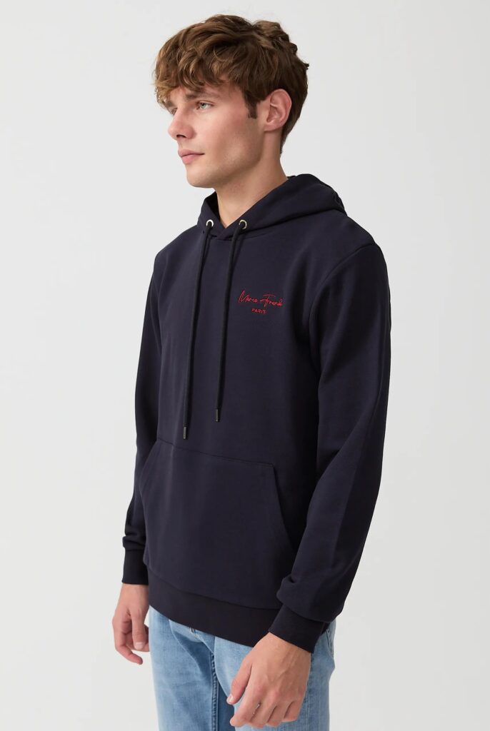 Hugh : Sweat à Capuche Avec Logo Signature Brodé - 17