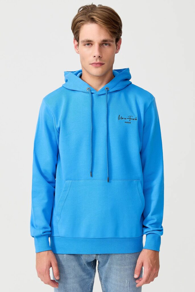 Hugh : Sweat à Capuche Avec Logo Signature Brodé - 56