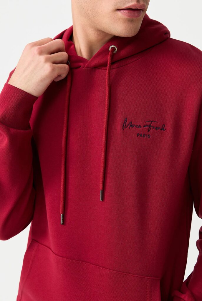 Hugh : Sweat à Capuche Avec Logo Signature Brodé - 29