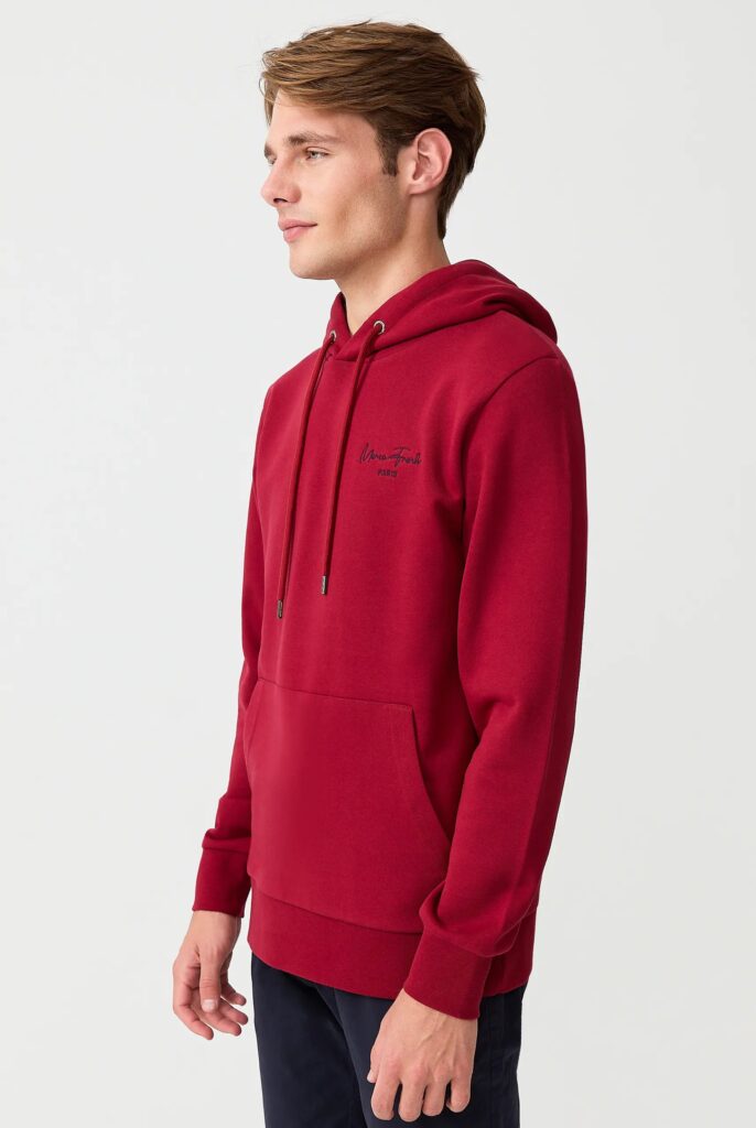 Hugh : Sweat à Capuche Avec Logo Signature Brodé - 30