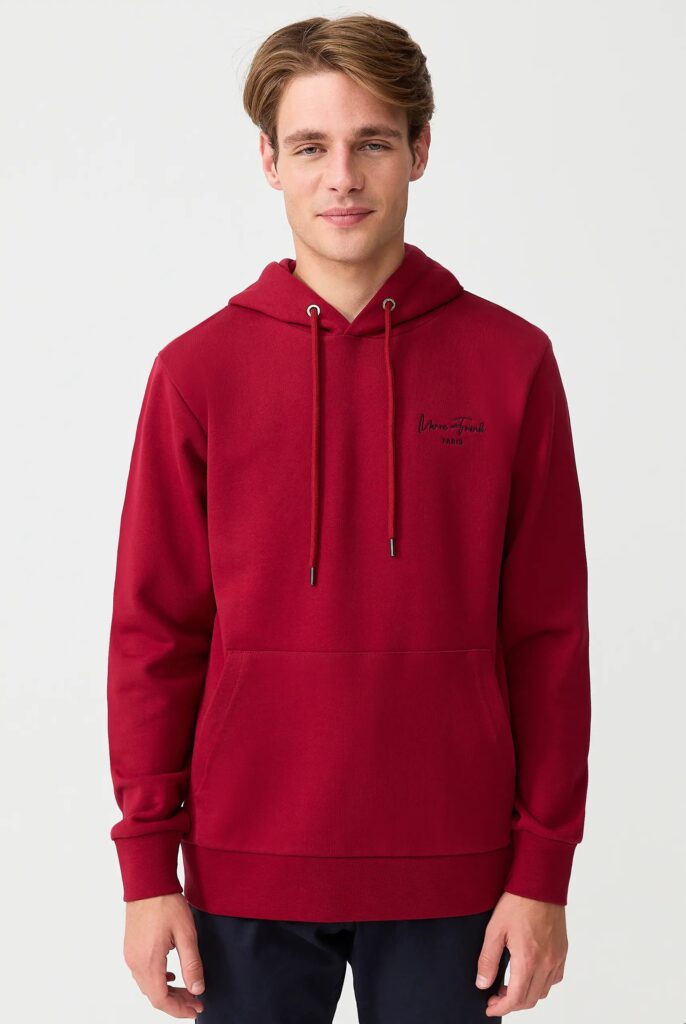 Hugh : Sweat à Capuche Avec Logo Signature Brodé - 31