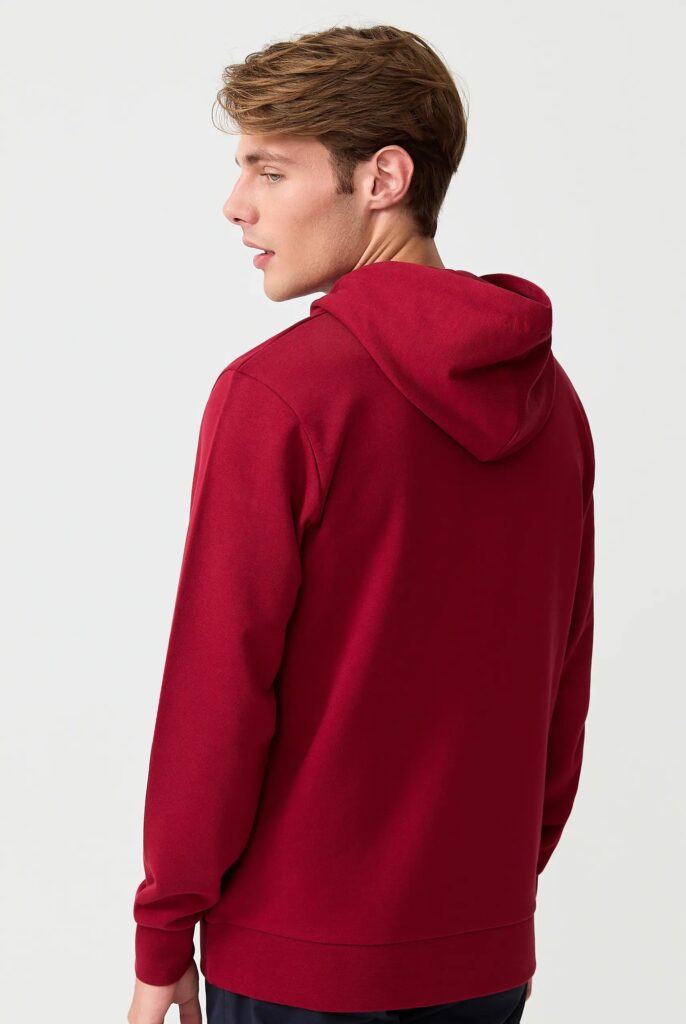 Hugh : Sweat à Capuche Avec Logo Signature Brodé - 32