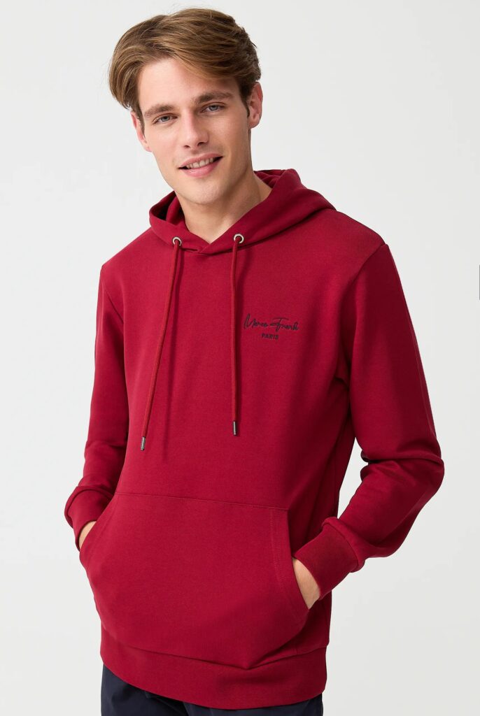 Hugh : Sweat à Capuche Avec Logo Signature Brodé - 33