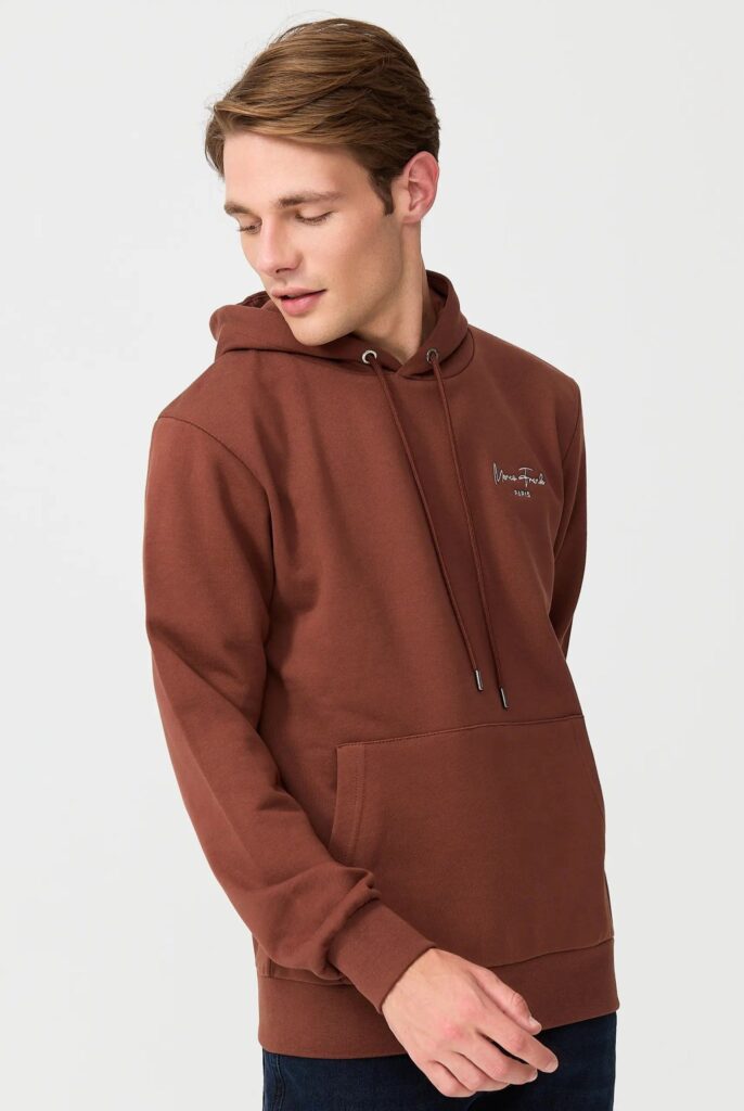 Hugh : Sweat à Capuche Avec Logo Signature Brodé - 47