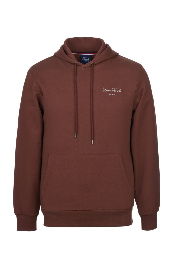 Hugh : Sweat à Capuche Avec Logo Signature Brodé - 69