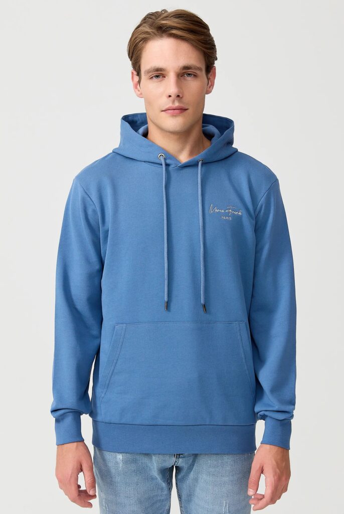 Hugh : Sweat à Capuche Avec Logo Signature Brodé - 61