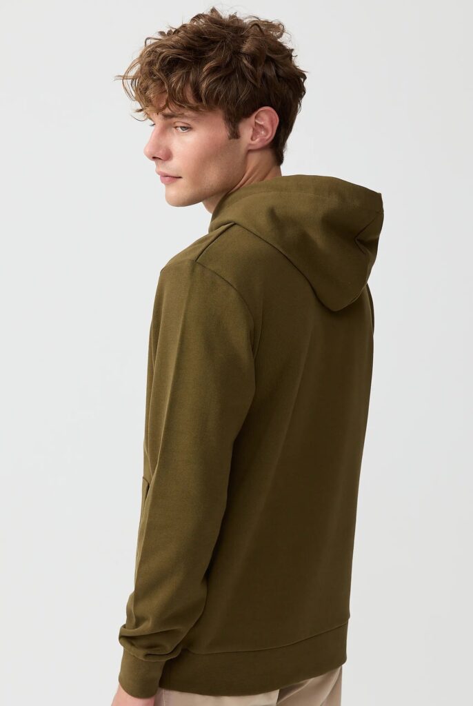 Hugh : Sweat à Capuche Avec Logo Signature Brodé - 40