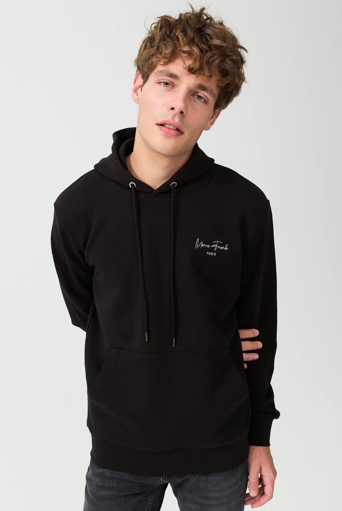 Hugh : Sweat à Capuche Avec Logo Signature Brodé - 6