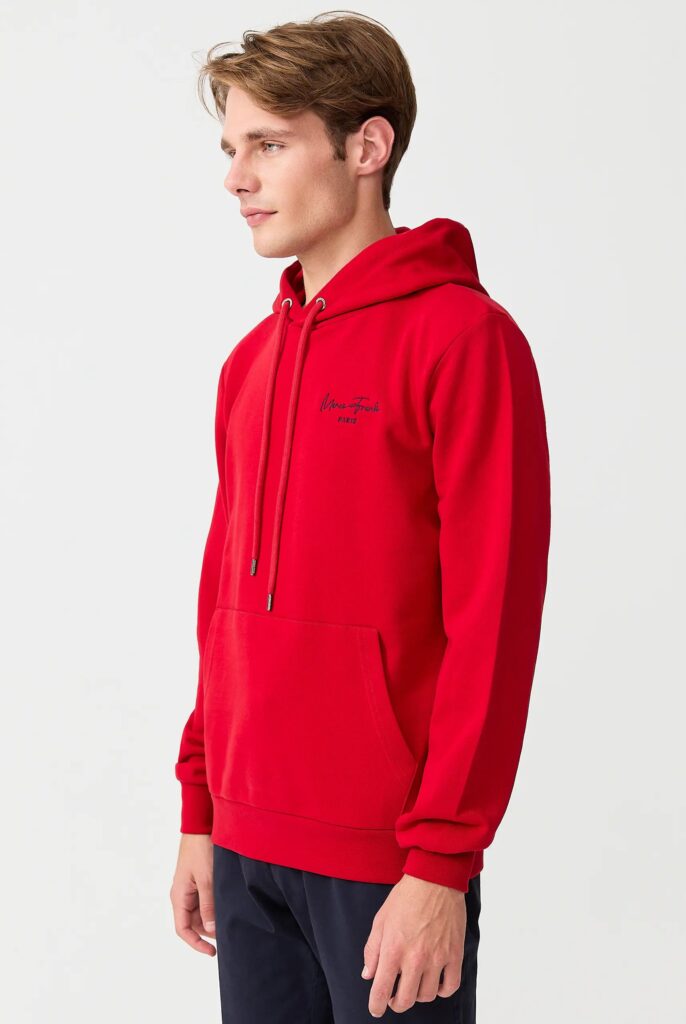 Hugh : Sweat à Capuche Avec Logo Signature Brodé - 13