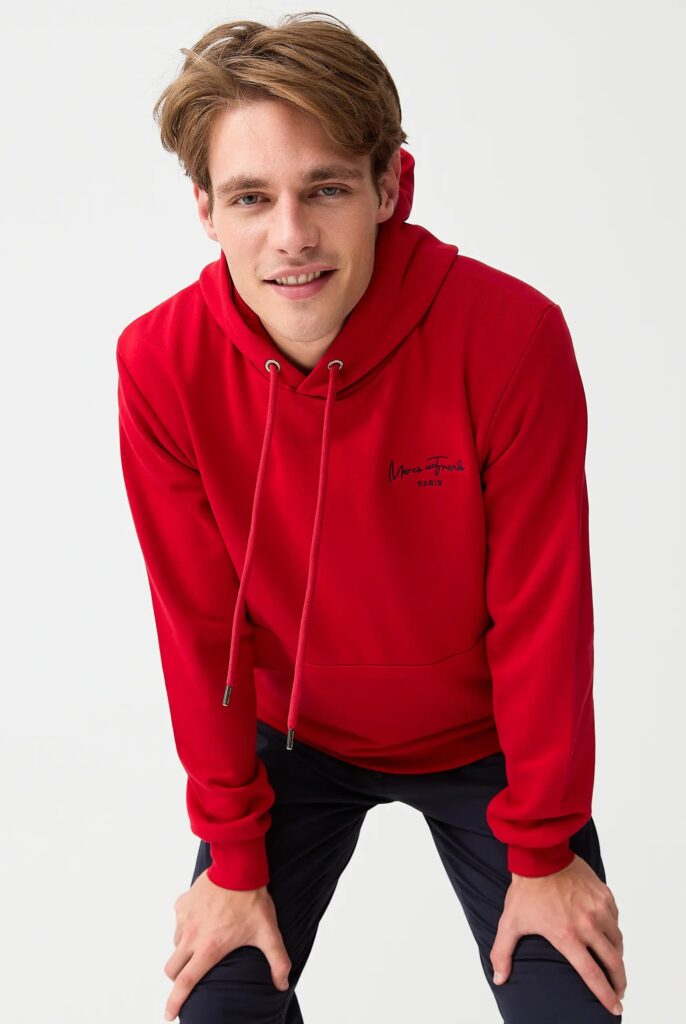 Hugh : Sweat à Capuche Avec Logo Signature Brodé - 9