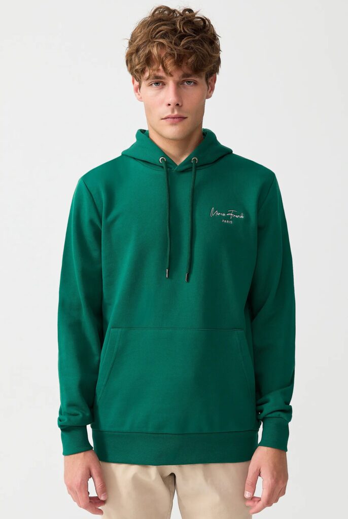 Hugh : Sweat à Capuche Avec Logo Signature Brodé - 36