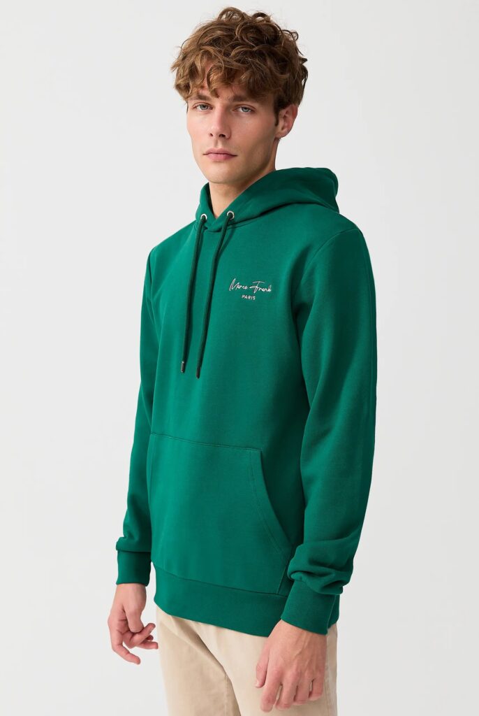 Hugh : Sweat à Capuche Avec Logo Signature Brodé - 37