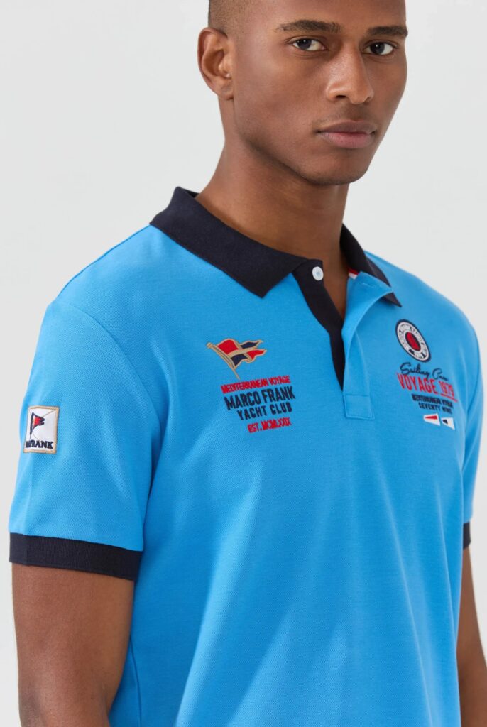 Jérôme : Polo avec Broderie Nautique - 34